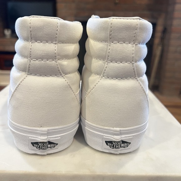 Vans SK8 HI PLATFORM‎ 2 True White Shoes Men 7.5 Women 9 NEW in BOX - Picture 8 of 10